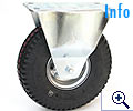 Bockrolle mit Luftrad 3.00-4 mm und zweiteiliger Stahlfelge