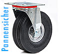 Lenkrolle mit Superelastikrad 255x85mm