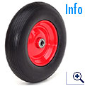 PU-Rad 4.80/4.00-8 Stahlfelge Gleitlager Rollenlager